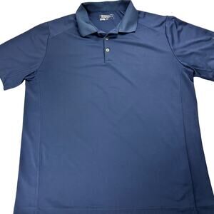 Nike Golf Mens Dri-Fit XL Navy Short Sleeve Polo Shirt Casual Sports New